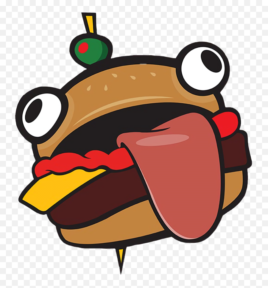 Fortnite Durr Burger Head Clipart - Fortnite Durr Burger Head Emoji,Fortnite Bush Png