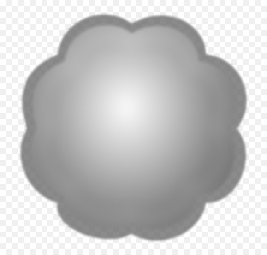 Cloud Or Pom - Smog Cloud Clipart Emoji,Pom Pom Clipart Black And White