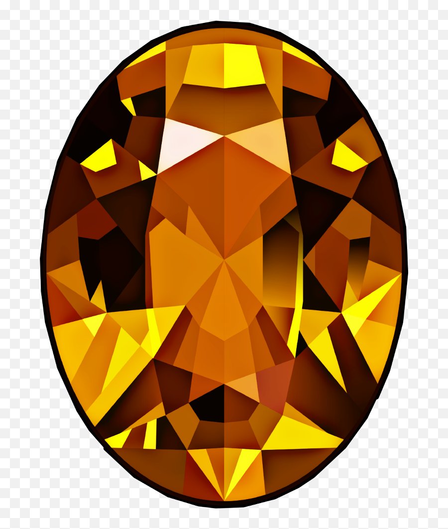 Jewel Clipart Orange Diamond - Transparent Background Blue Topaz Clipart Emoji,Diamond Transparent Background