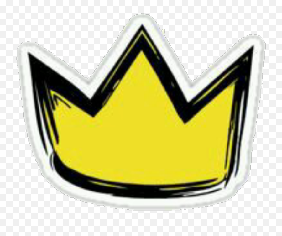 Download Cute Crown Yellow Tumblr Transparent Overlay Emoji,Cute Tumblr Transparent
