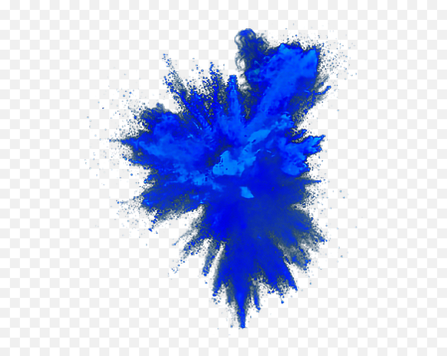 Blue Powder Explosion Png Emoji,Blue Explosion Png