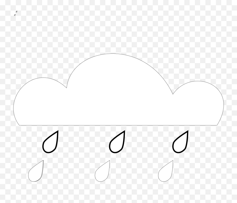 Rain Cloud Outline Svg Vector Rain Cloud Outline Clip Art Emoji,Cloud Outline Clipart