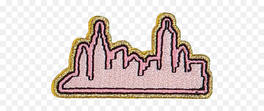 New York City Embroidered Sticker Patches Stoney Clover Lane Emoji,New York City Skyline Png