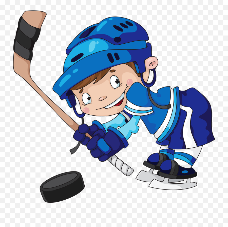 Pin On Sport - Hockey Skates Stick And Puck Clipart Emoji,Hockey Clipart