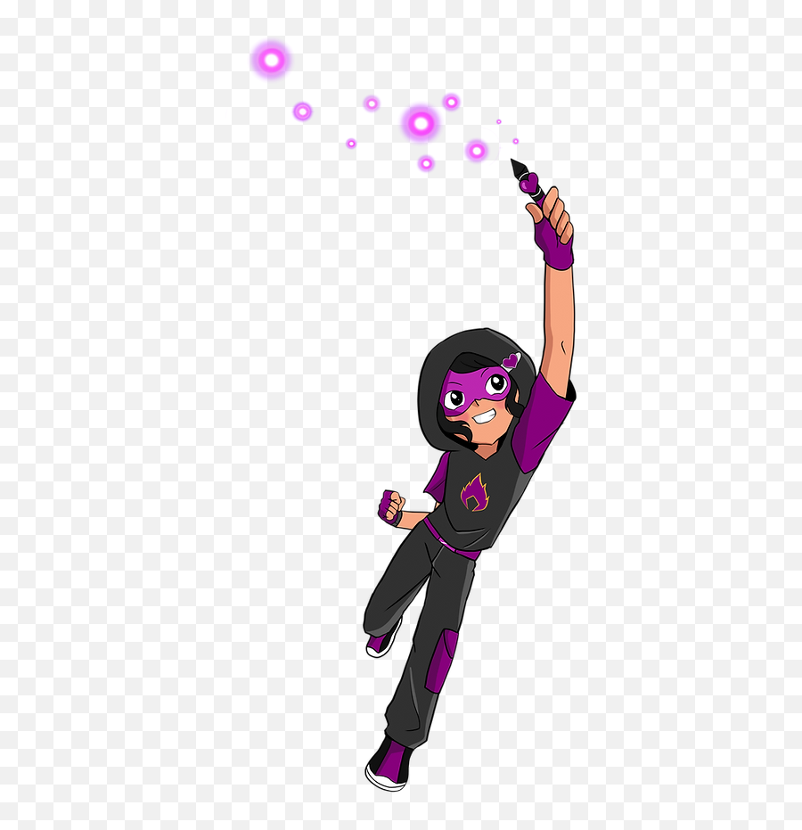 Purple Flame Dabung Girl Emoji,Purple Flame Png