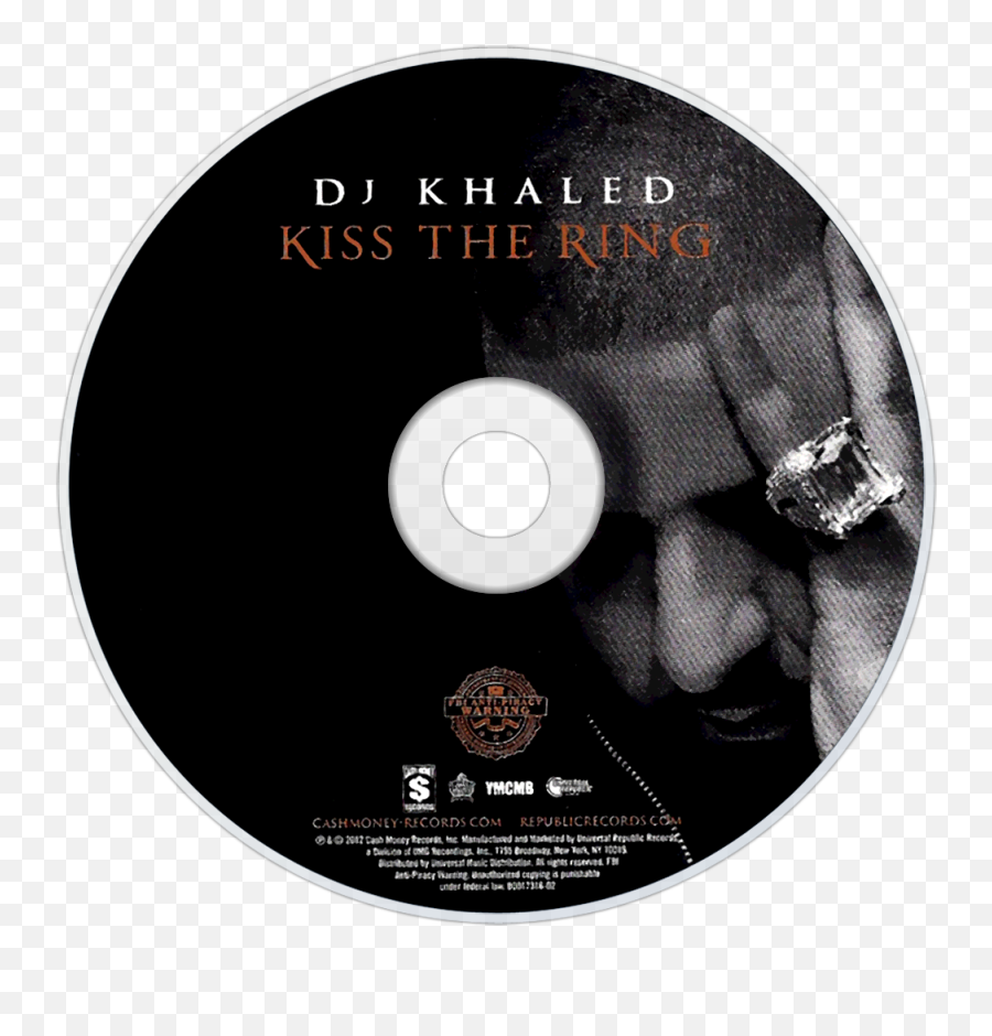 Download Dj Khaled Kiss The Ring Cd Disc Image - Dj Khaled Emoji,Dj Khaled Png