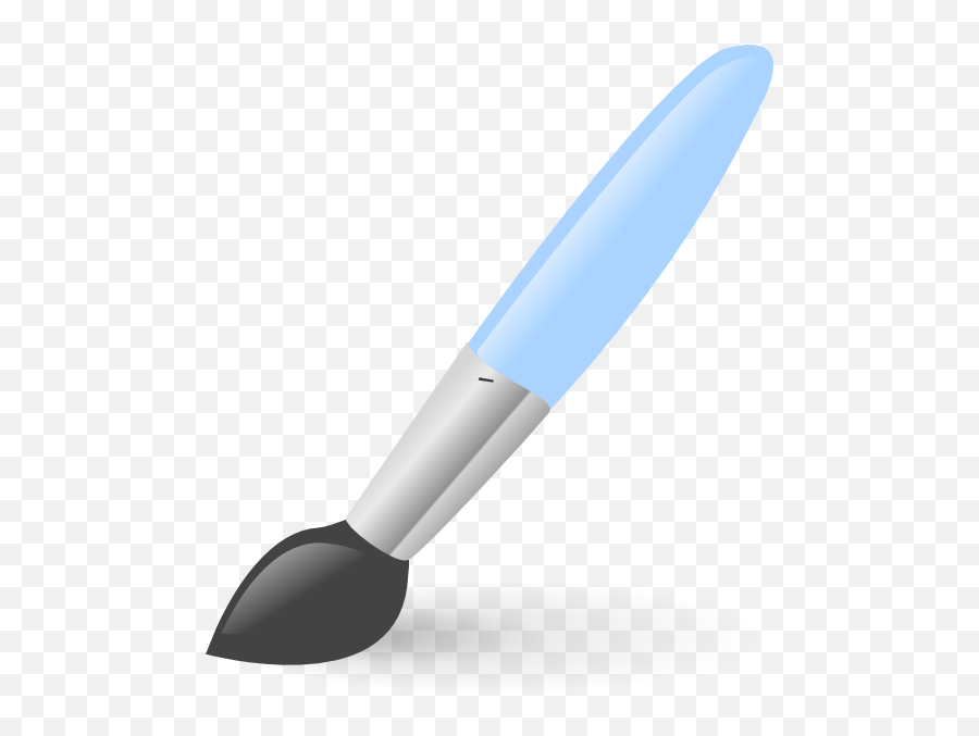 Clipart Paint Brush - Clipartsco Paintbrush Clipart No Background Emoji,Paint Palette Clipart