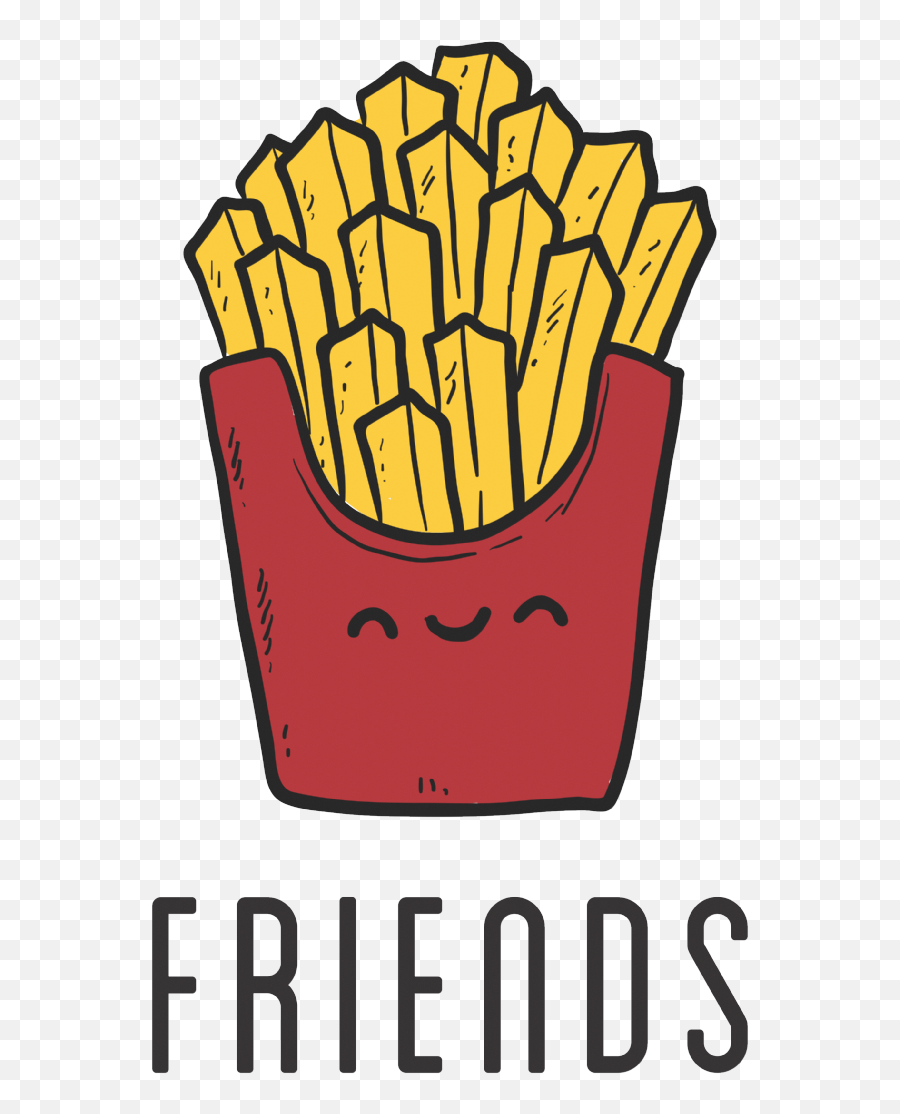 Best Friends Png - Fries Cartoon Transparent Cartoon Jingfm Best Friend Wallpapers For 3 Emoji,Best Friends Clipart