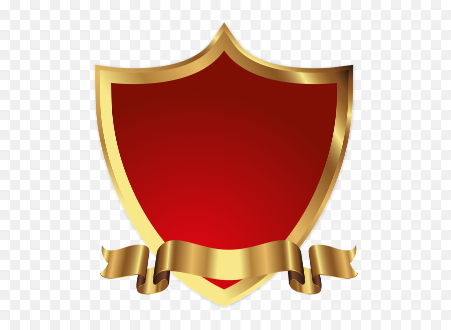 Golden Shields Logo Icon Badges - Golden Shield Png Emoji,Shield Logo Png