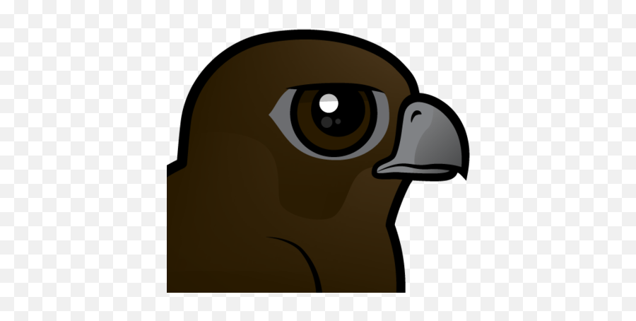 Cute Black Falcon By Birdorable U003c Meet The Birds - Falconiformes Emoji,Falcon Clipart