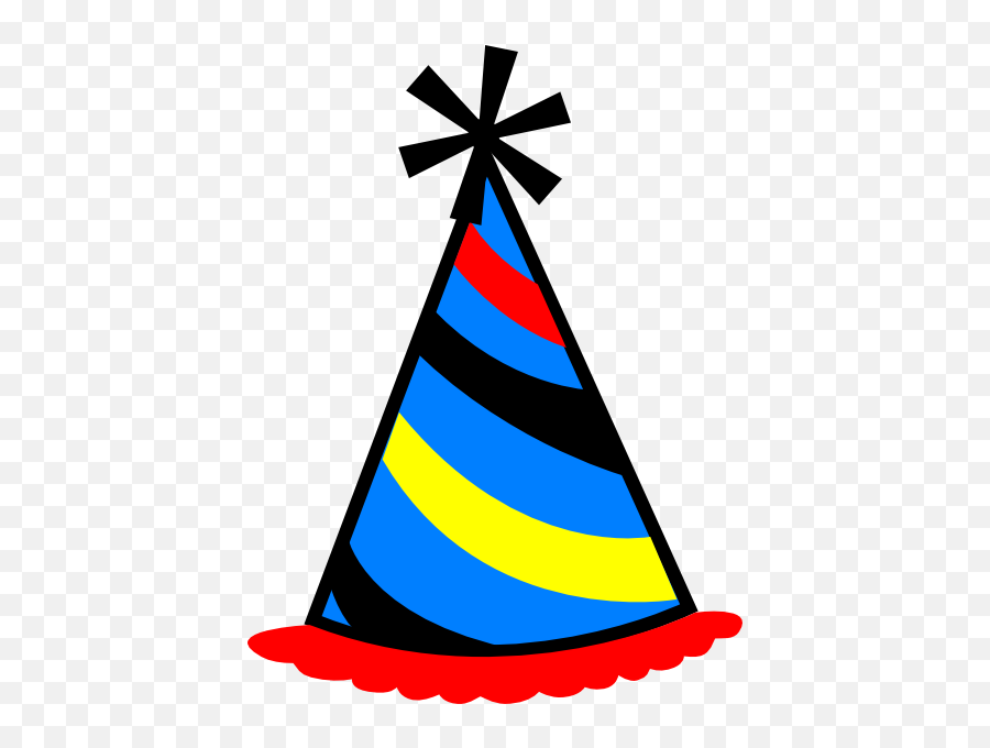 Party Hat Clipart Transparent - Birthday Hat Clipart Emoji,Hat Clipart
