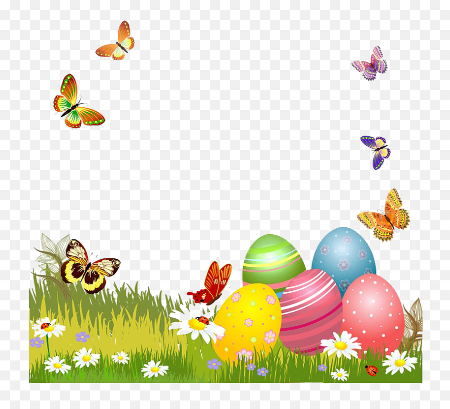 Easter Frame Png Transparent Picture - Easter Frame Png Emoji,Easter Png
