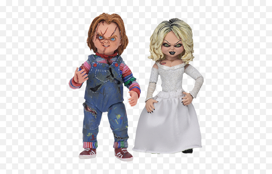 Neca Chucky And Tiffany Png Image With - Tiffany Chucky Emoji,Chucky Png