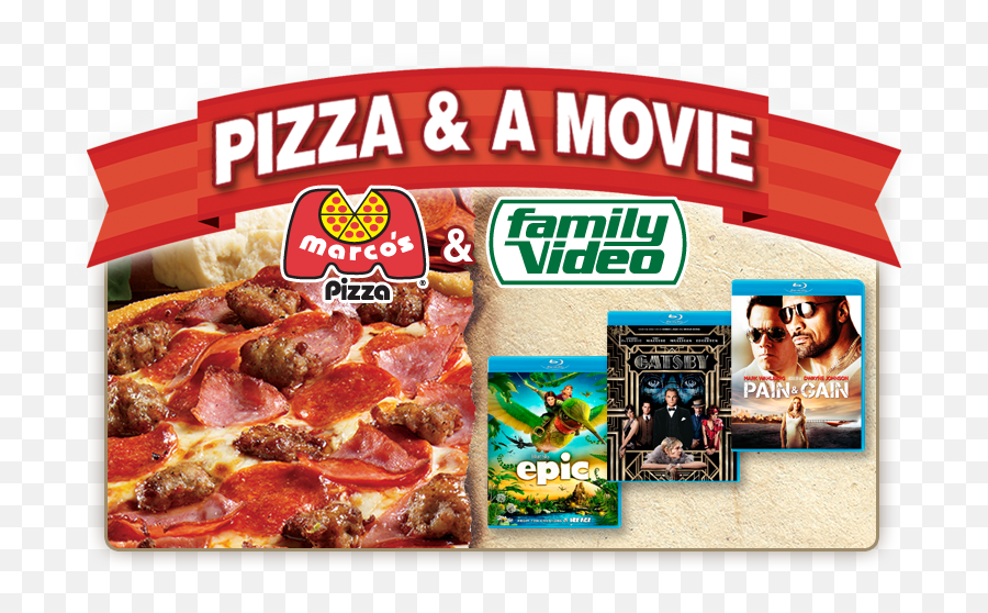 Pizza And A Movie In One Convenient - Pizza Gladstone Emoji,Marco's Pizza Logo
