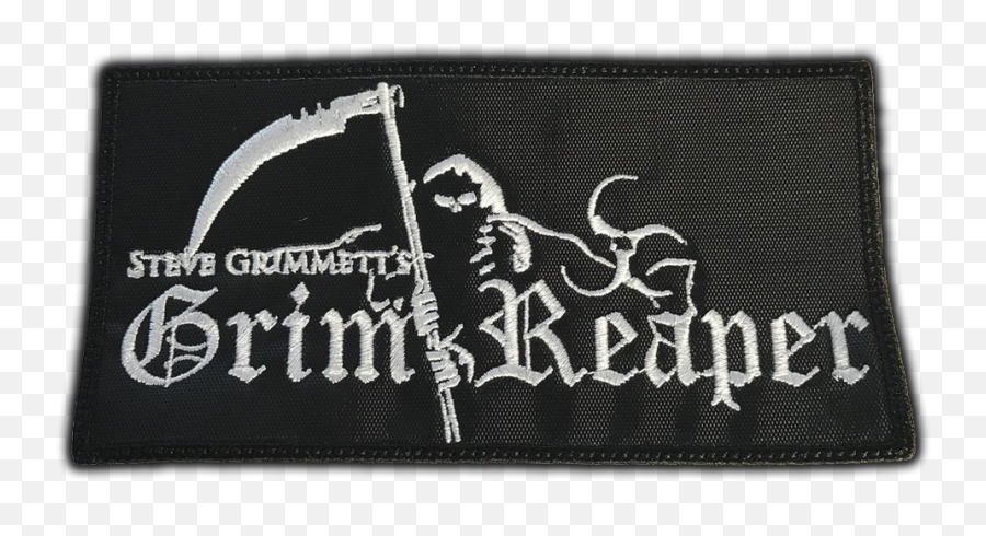 Rectangular Grim Reaper Patch - Mat Emoji,Grim Reaper Logo