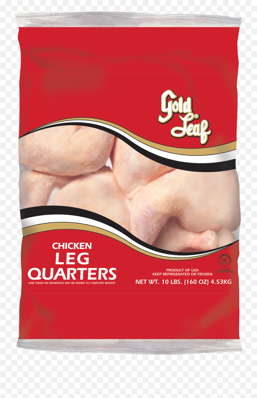 Gold Leaf Fresh Chicken Leg Quarters 10 Lb U2013 Brickseek - Gold Leaf Chicken Leg Quarters Emoji,Chicken Leg Png