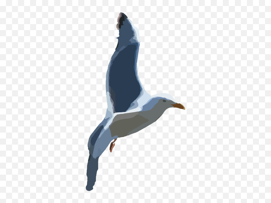 Flying Seagull Clip Art At Clker - Gulls Emoji,Flying Clipart