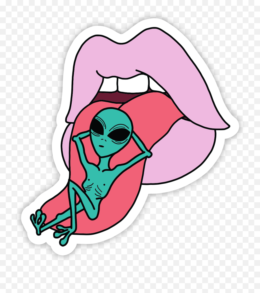 Chill Alien Sticker Clipart - Alien Sticker Emoji,Chill Clipart