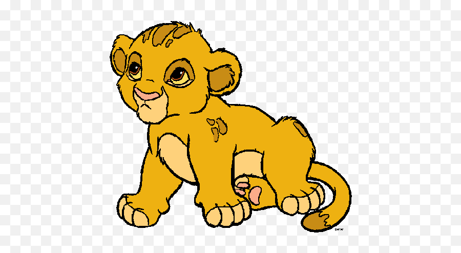 Baby Lion King Clipart Dromgap Top - Lion King Baby Simba Clipart Emoji,King Clipart