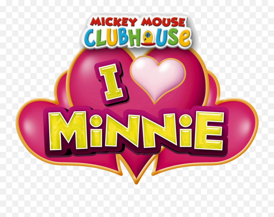 Mickey Mouse Clubhouse Clipart - Mickey Mouse Clubhouse I Love Minnie Emoji,Mickey Mouse Clubhouse Logo