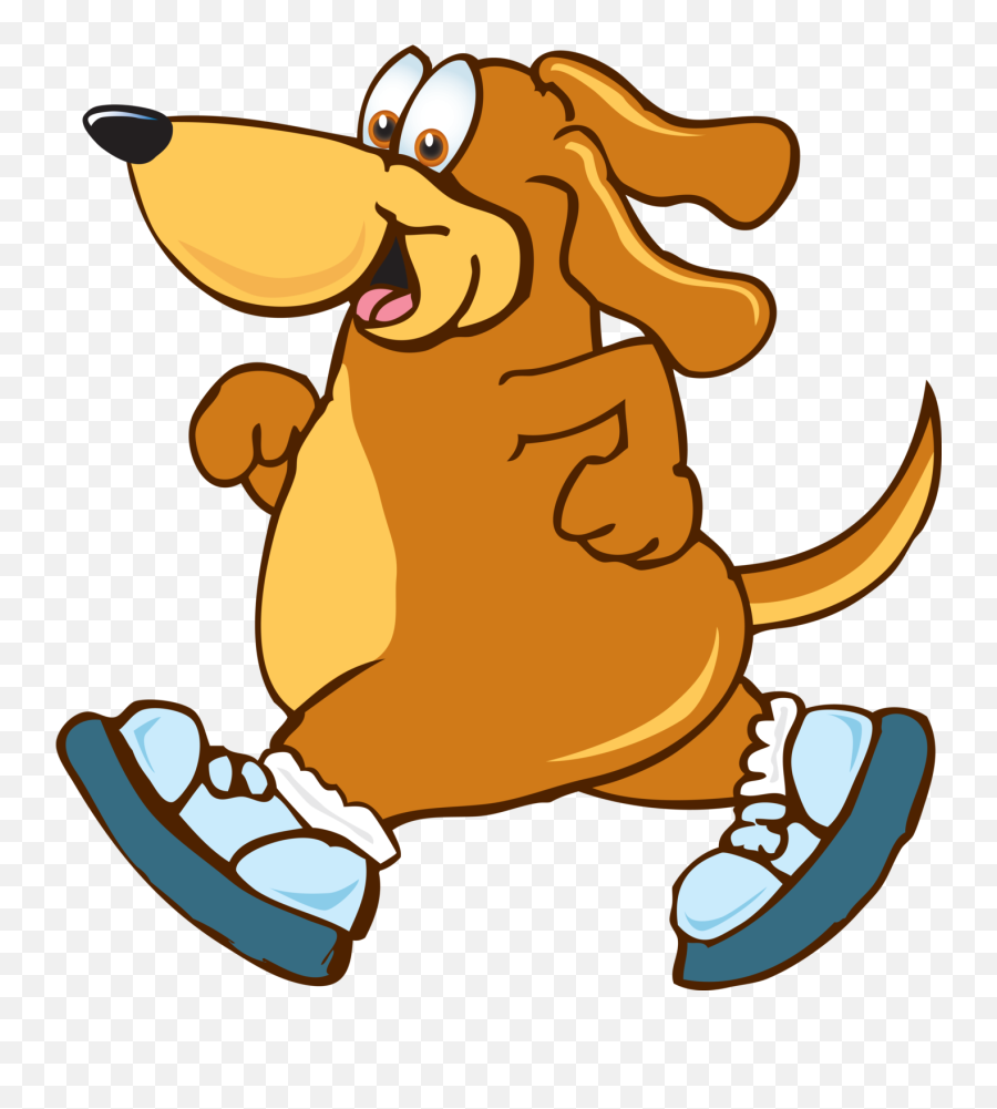 Dog Exercising Clipart - Dog Walking Emoji,Exercise Clipart
