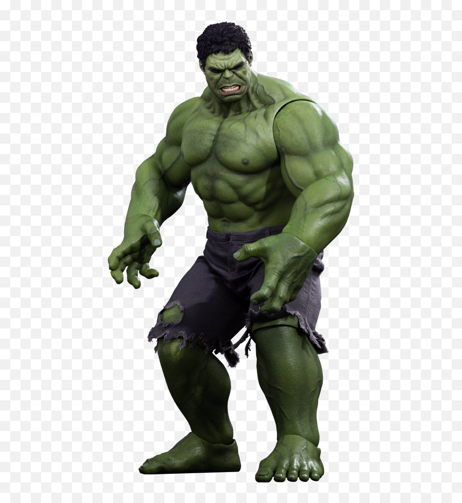Marvel Hulk Sixth Scale Figure By Hot Toys - Hot Toys Hulk The Avengers Emoji,Hulk Transparent