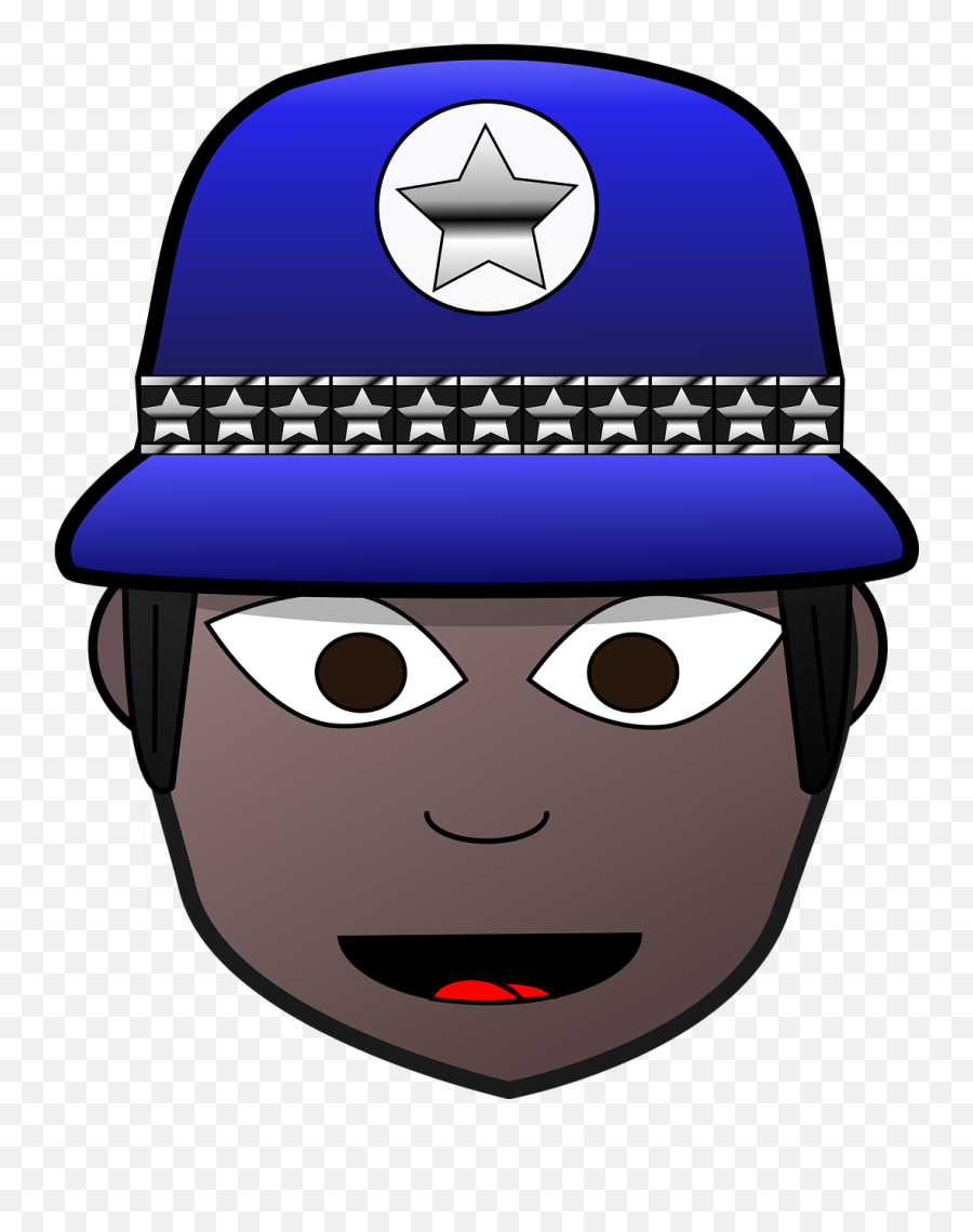 Download Comic Characters Cop Dress - Portable Network Graphics Emoji,Face Clipart