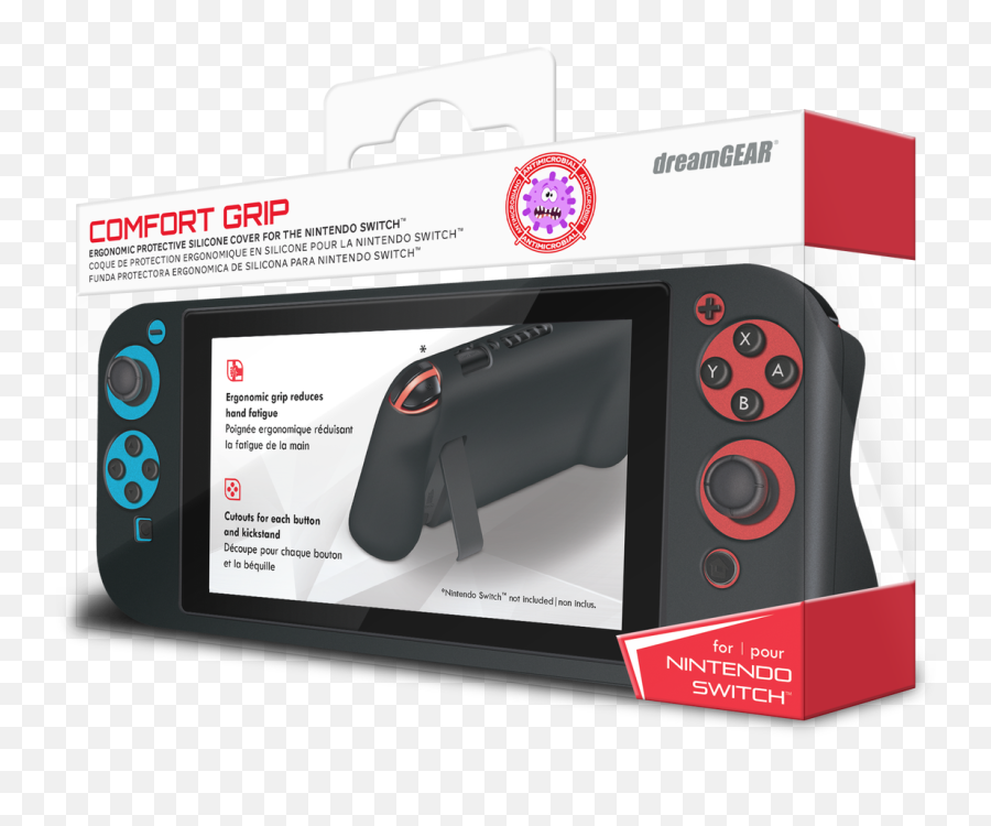 Comfort Grip For Nintendo Switch - Dreamgear Emoji,Nintendo Switch Transparent Background