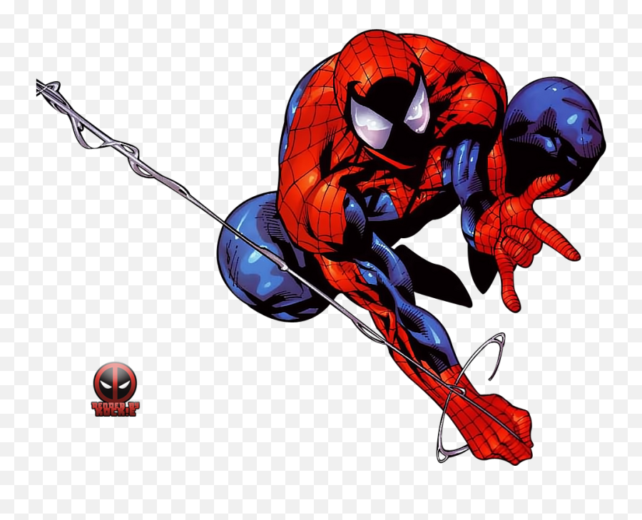 Spiderman Web Slinging Png Png Image Emoji,Spiderman Comic Png