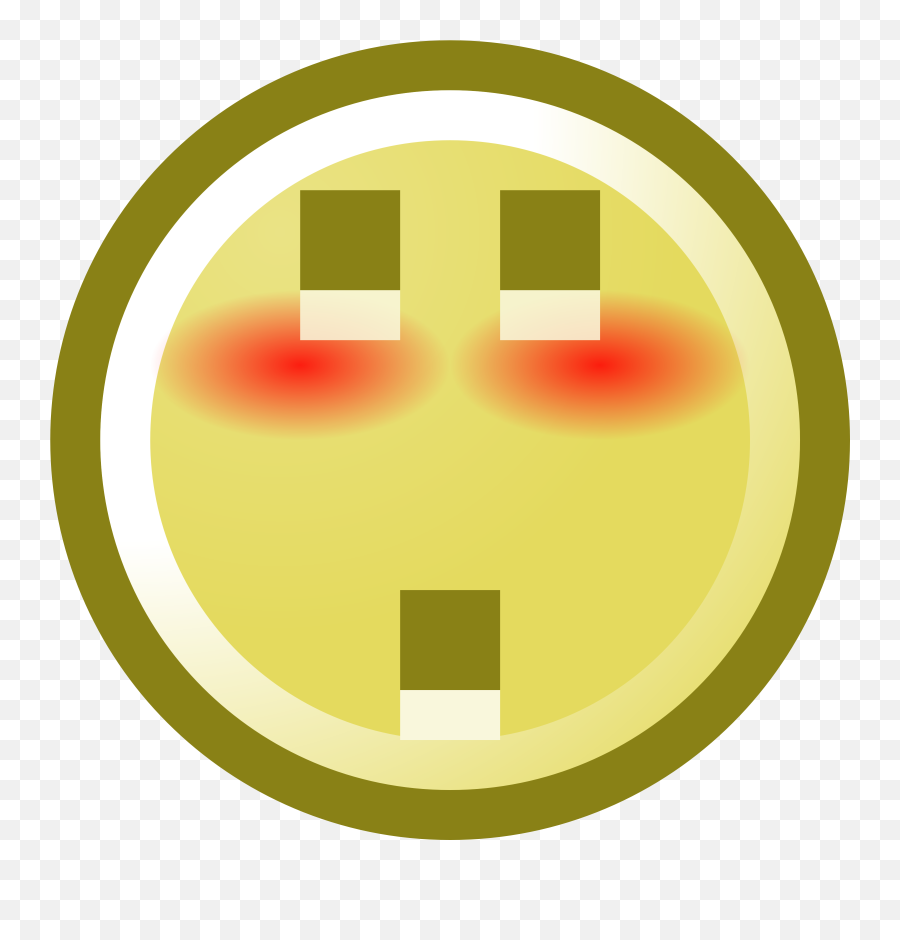 Download Hd Free Blushing Smiley With Emoji,Shocked Face Clipart