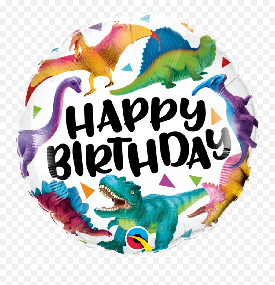 Colourful Dinosaurs - Happy Birthday Dinsour Clip Art Png Emoji,30th Birthday Clipart