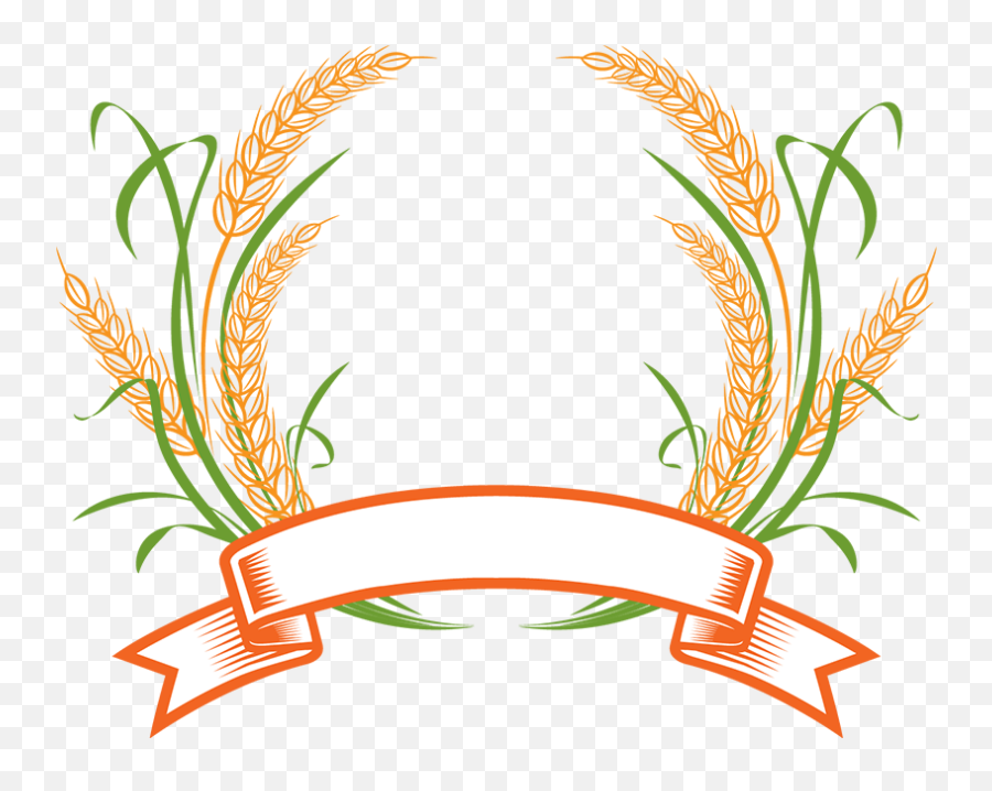 Wheat Logo Cereal Clip Art - Laurel Wreath 863x696 Png Cereals And Pulses Logo Emoji,Cereal Clipart
