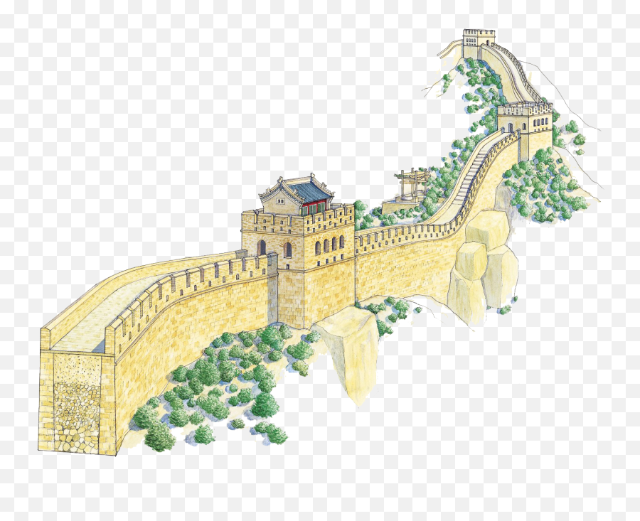 The Great Wall Of China Png Free Download Png All - Great Wall Of China Png Emoji,Wall Png