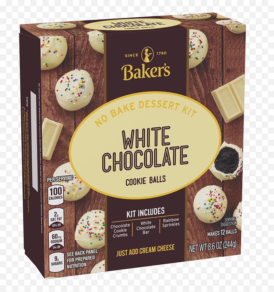 No Bake White Chocolate Cookie Balls - Chocolate Truffle Emoji,Food Lion Logo