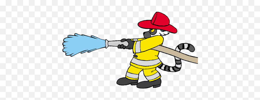 Fire Fighter Paul Clipart Panda - Free Clipart Images Animated Fire Fighting Gif Emoji,Fire Extinguisher Clipart