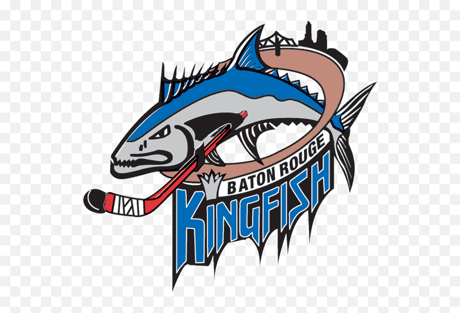 Best Echl Team Logo - Baton Rouge Kingfish Logo Emoji,Hockey Team Logos