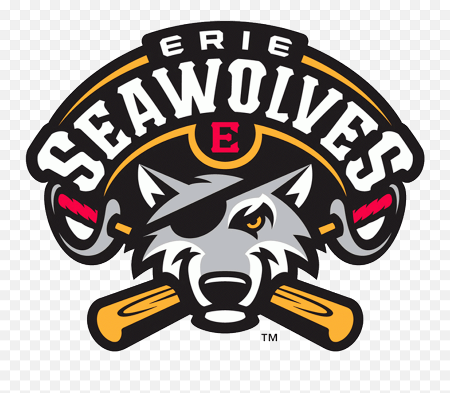 Erie Seawolves Logo And Symbol Meaning History Png - Erie Minor League Baseball Emoji,Cleveland Indians Logo History