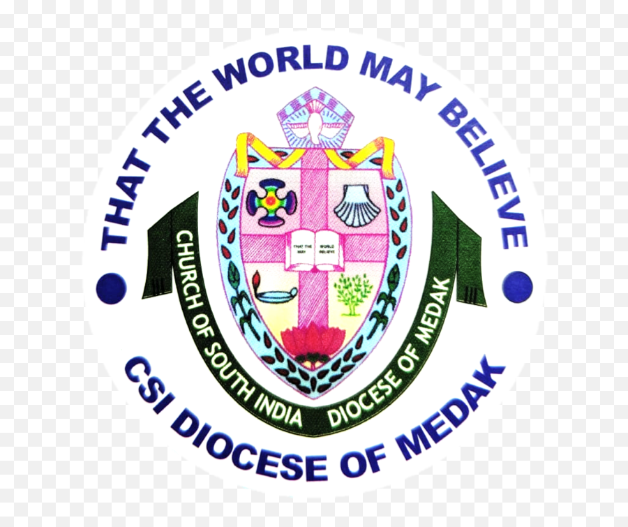 Diocese Of Medak That The World May Believe - Language Emoji,C.s.i Logo
