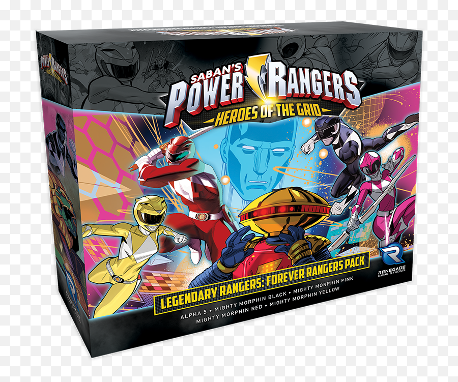 Power Rangers Zeo Ranger Pack U2014 Renegade Game Studios Emoji,Mighty Morphin Power Rangers Logo