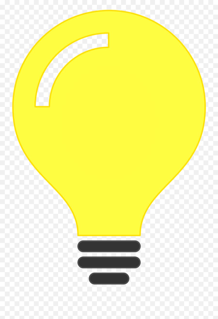 Light Bulb Idea Icon Icons Png Free - Minimalist Light Bulb Light Emoji,Light Streak Png