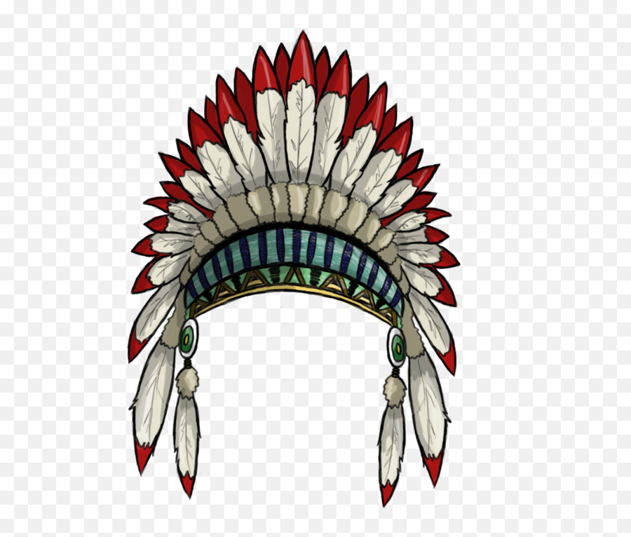 Indian Feather Hat Clipart 2193892 - Png Images Pngio Indian Headdress Png Emoji,Feathers Clipart