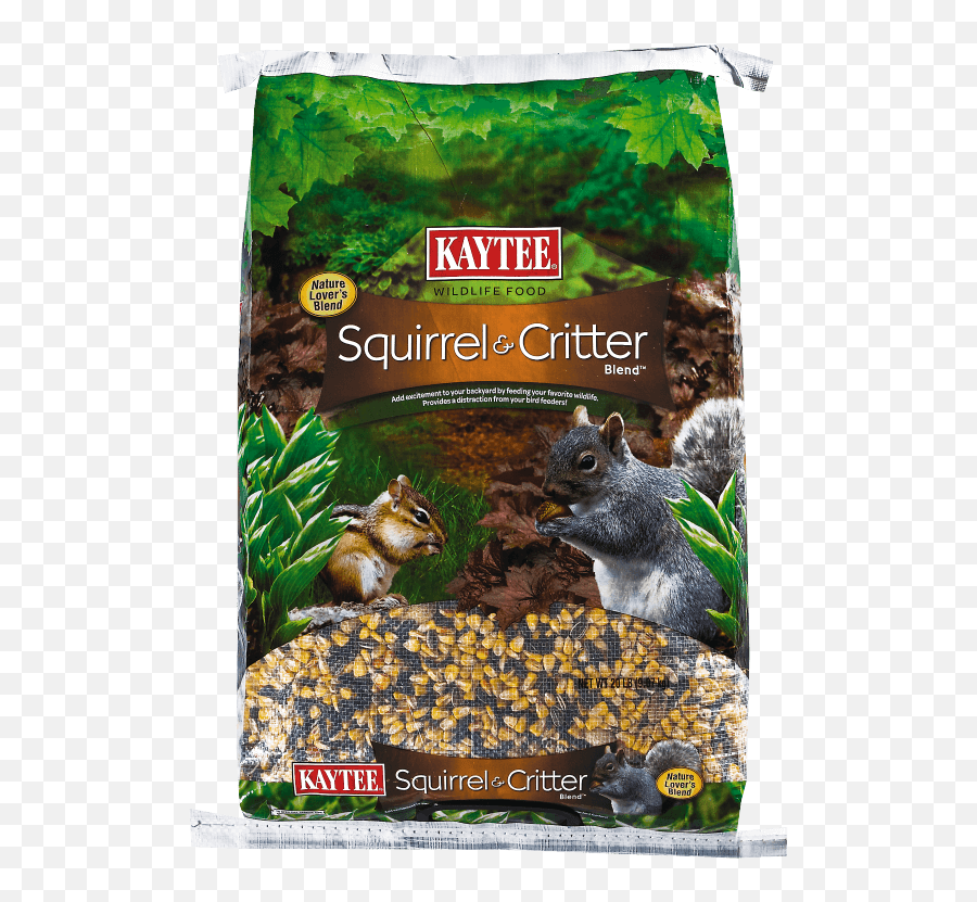 Squirrel And Critter Blend Backyard Critter Mix Premium - Kaytee Critter Food Emoji,Squirrel Transparent Background