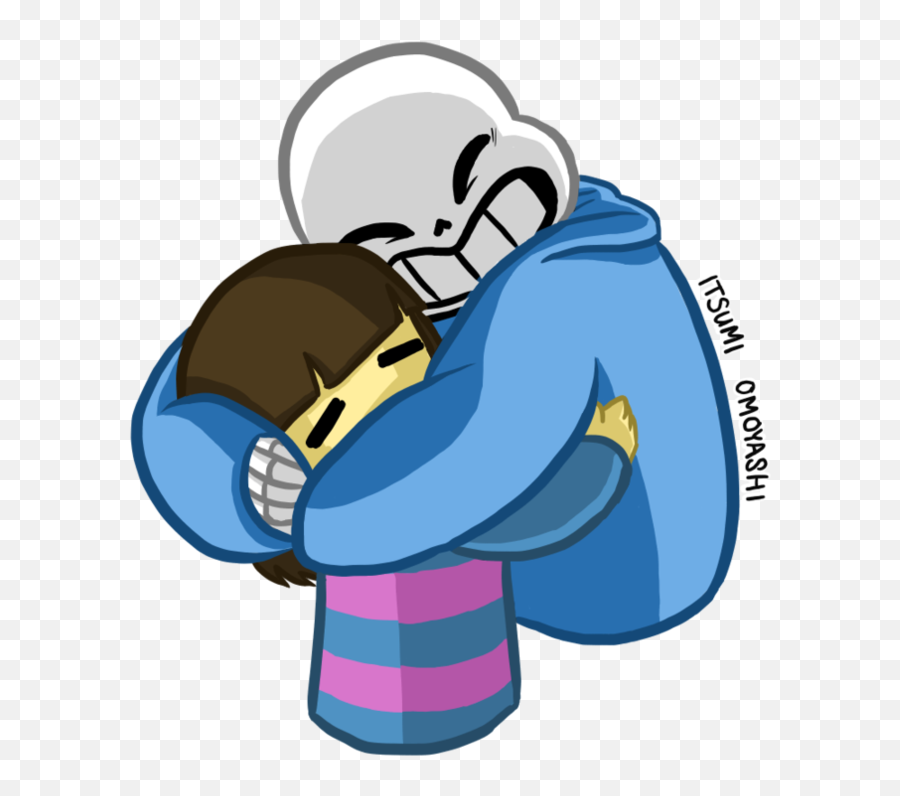 Hug Clipart Child Hug - Sans Hug Frisk Emoji,Hug Clipart