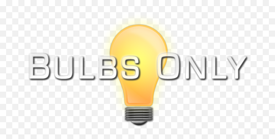 Bulbs Only - We Specialize In Bulbs Your Best Resource Compact Fluorescent Lamp Emoji,Light Bulbs Logo