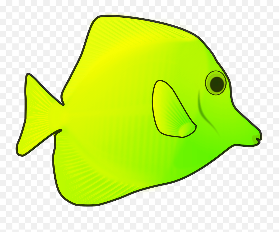 Yellow Fish Clipart Free Download Transparent Png Creazilla - Aquarium Fish Emoji,Fish Food Clipart
