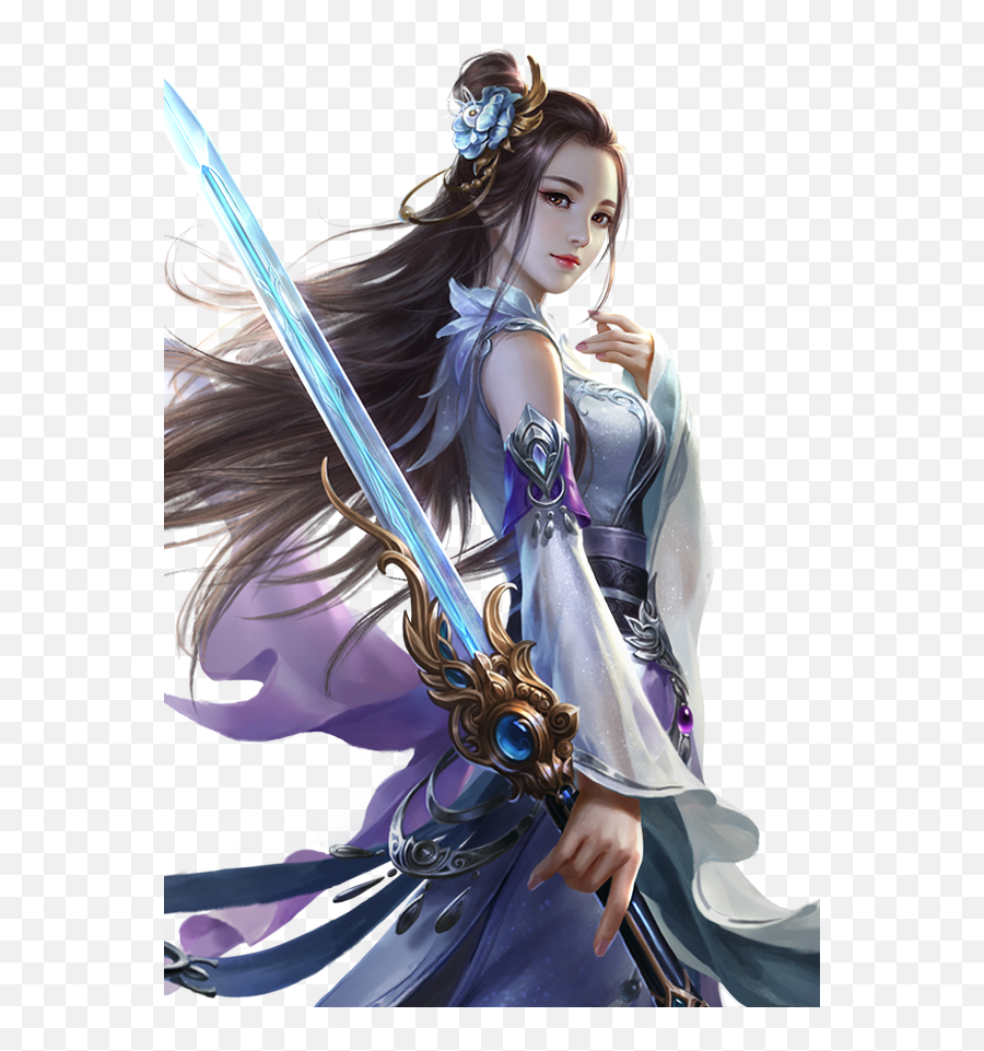 Chinese Anime Girl - 600x880 Download Hd Wallpaper King Of Gods Zhao Feng Emoji,Anime Girls Png