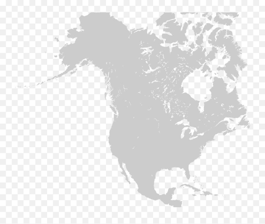North America Continent Png Image With Emoji,North America Png