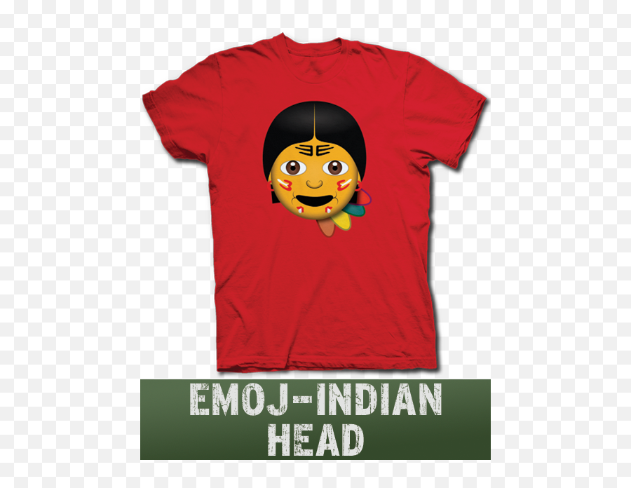 Emo - Chief Blackhawk Emoji Indian Head Logo Chicago T Shirt,Indian Head Logo