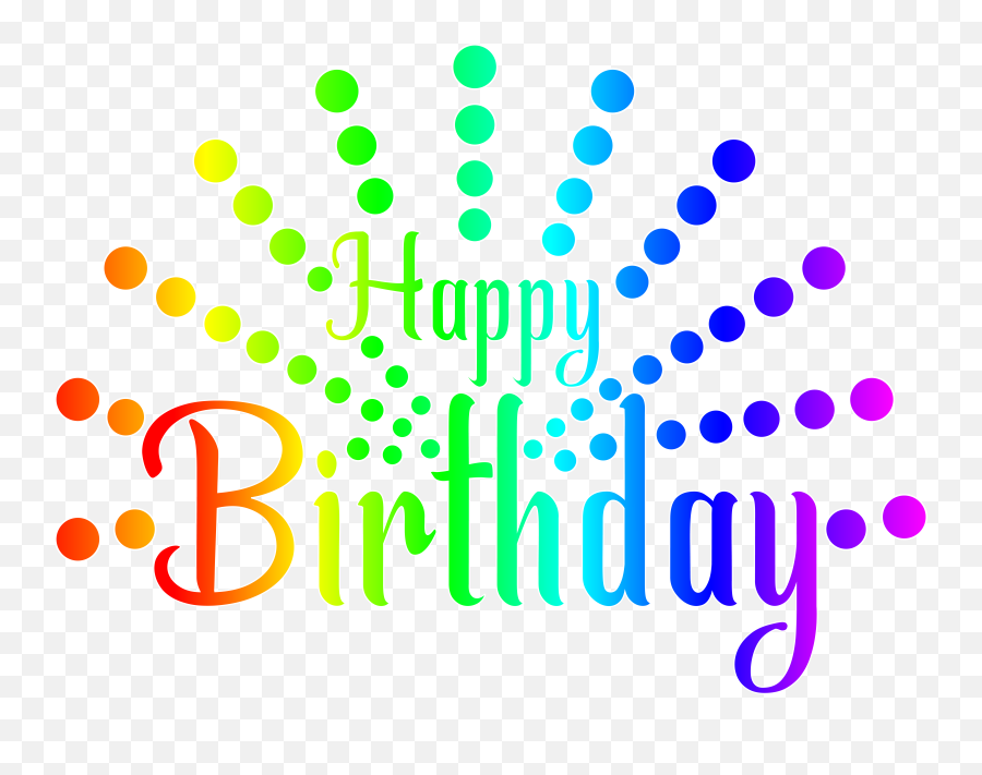 Circle Clipart Happy Birthday Circle - Transparent Happy Birthday Clip Art Free Emoji,Happy Birthday Clipart