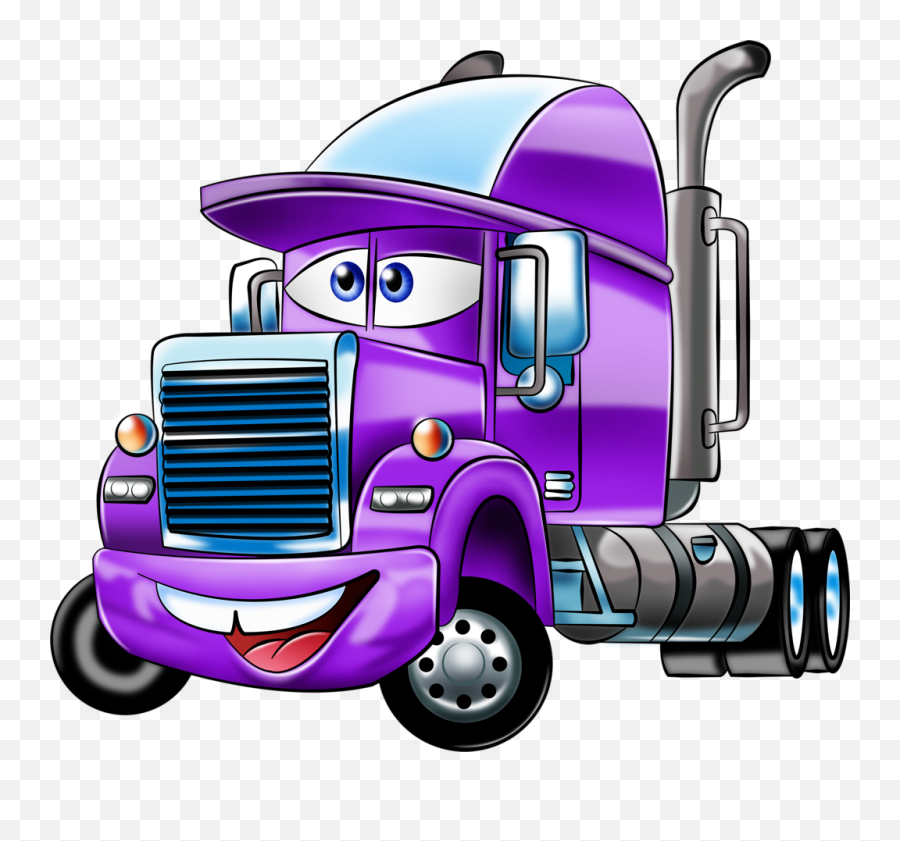 Cartoon Truck - Cartoon Truck Png Emoji,Truck Png